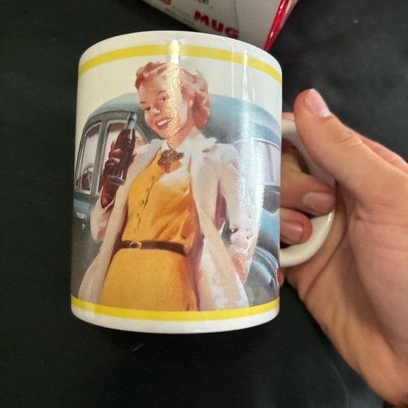 Coca Cola "Work Refreshed" Mug Collectible 1996 Vintage Rare - Picture 7 of 12